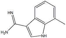 7-METHYLINDOLE-3-CARBOXAMIDINE Struktur