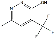 3-HYDROXY-6-METHYL-4-(TRIFLUOROMETHYL)PYRIDAZINE Struktur