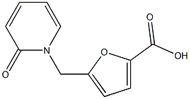 5-[(2-OXOPYRIDIN-1(2H)-YL)METHYL]-2-FUROIC ACID Struktur