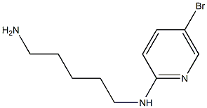 2-N-(5-AMINOPENTYL)-AMINO-5-BROMOPYRIDINE Struktur