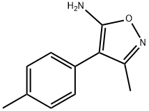 3-METHYL-4-P-TOLYLISOXAZOL-5-AMINE Struktur