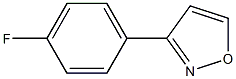 3-(4-FLUOROPHENYL)ISOXAZOLE Struktur