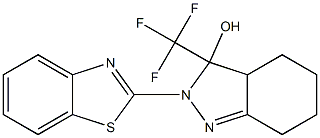 2-(1,3-BENZOTHIAZOL-2-YL)-3-(TRIFLUOROMETHYL)-3,3A,4,5,6,7-HEXAHYDRO-2H-INDAZOL-3-OL Struktur