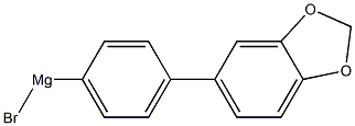 4-[3,4-(METHYLENEDIOXY)PHENYL]PHENYLMAGNESIUM BROMIDE Struktur