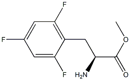 METHYL (2S)-2-AMINO-3-(2,4,6-TRIFLUOROPHENYL)PROPANOATE Struktur