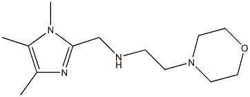 (2-MORPHOLIN-4-YL-ETHYL)-(1,4,5-TRIMETHYL-1H-IMIDAZOL-2-YLMETHYL)-AMINE Struktur