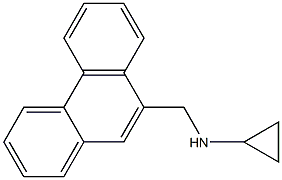 (1R)CYCLOPROPYL-9-PHENANTHRYLMETHYLAMINE Struktur