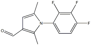 2,5-DIMETHYL-1-(2,3,4-TRIFLUOROPHENYL)-1H-PYRROLE-3-CARBALDEHYDE Struktur