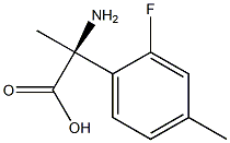 (2S)-2-AMINO-2-(2-FLUORO-4-METHYLPHENYL)PROPANOIC ACID Struktur