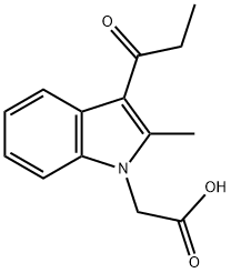 (2-METHYL-3-PROPIONYL-INDOL-1-YL)-ACETIC ACID Struktur