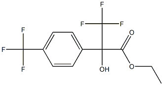 3,3,3-TRIFLUORO-2-HYDROXY-2-(4-TRIFLUOROMETHYLPHENYL)PROPIONIC ACID ETHYL ESTER Struktur