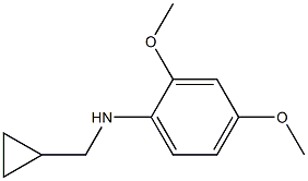 (1S)(2,4-DIMETHOXYPHENYL)CYCLOPROPYLMETHYLAMINE Struktur