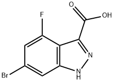 6-BROMO-4-FLUORO-3-(1H)INDAZOLE CARBOXYLIC ACID price.