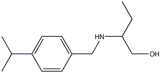 2-((4-ISOPROPYLBENZYL)AMINO)BUTAN-1-OL Struktur