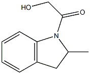 2-(2-METHYL-2,3-DIHYDRO-1H-INDOL-1-YL)-2-OXOETHANOL Struktur