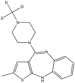 OLANZAPINE-D3 Struktur