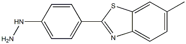 [4-(6-METHYL-BENZOTHIAZOL-2-YL)-PHENYL]-HYDRAZINE Struktur