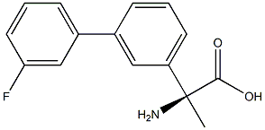 (2S)-2-AMINO-2-[3-(3-FLUOROPHENYL)PHENYL]PROPANOIC ACID Struktur