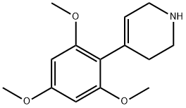 4-(2,4,6-TRIMETHOXYPHENYL)-1,2,3,6-TETRAHYDROPYRIDINE Struktur