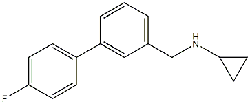 (1S)CYCLOPROPYL[3-(4-FLUOROPHENYL)PHENYL]METHYLAMINE Struktur