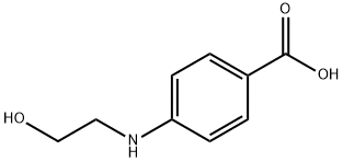 4-[(2-HYDROXYETHYL)AMINO]BENZOIC ACID Struktur