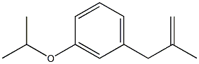 3-(3-ISOPROPOXYPHENYL)-2-METHYL-1-PROPENE Struktur