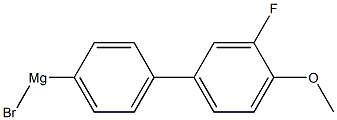 4-(3-FLUORO-4-METHOXYPHENYL)PHENYLMAGNESIUM BROMIDE Struktur