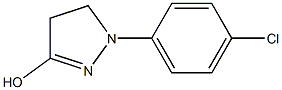 1-(4-CHLOROPHENYL)-3-HYDROXY-2-PYRAZOLINE Struktur