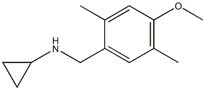 (1S)CYCLOPROPYL(4-METHOXY-2,5-DIMETHYLPHENYL)METHYLAMINE Struktur