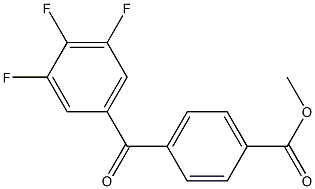 METHYL 4-(3,4,5-TRIFLUOROBENZOYL)BENZOATE Struktur