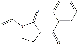 3-BENZOYL-1-VINYL-PYRROLIDIN-2-ONE Struktur