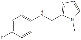 C-(4-FLUORO-PHENYL)-C-(1-METHYL-1H-IMIDAZOL-2-YL)-METHYLAMINE Struktur