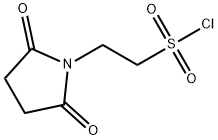 2-(2,5-DIOXO-PYRROLIDIN-1-YL)-ETHANESULFONYL CHLORIDE Struktur