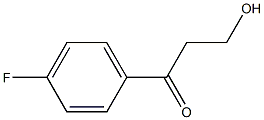 1-(4-FLUOROPHENYL)-3-HYDROXYPROPAN-1-ONE Struktur