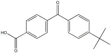 4-(4-TERT-BUTYLBENZOYL)BENZOIC ACID Struktur