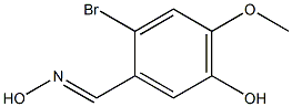 2-BROMO-5-HYDROXY-4-METHOXYBENZALDEHYDE OXIME Struktur