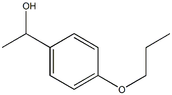 1-(4-PROPOXYPHENYL)ETHANOL Struktur