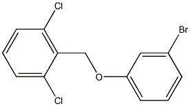 3-BROMOPHENYL-(2,6-DICHLOROBENZYL)ETHER Struktur