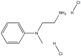 N-(2-AMINOETHYL)-N-METHYL-N-PHENYLAMINE DIHYDROCHLORIDE Struktur