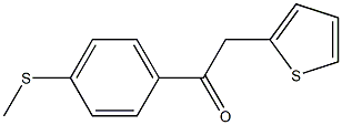 4'-METHYLTHIO-2-THIENYLACETOPHENONE Struktur