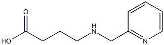 4-[(PYRIDIN-2-YLMETHYL)AMINO]BUTANOIC ACID Struktur