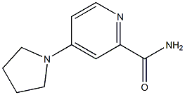 4-PYRROLIDIN-1-YLPYRIDINE-2-CARBOXAMIDE Struktur