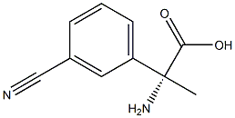 (2R)-2-AMINO-2-(3-CYANOPHENYL)PROPANOIC ACID Struktur