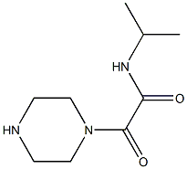 N-ISOPROPYL-2-OXO-2-PIPERAZIN-1-YLACETAMIDE Struktur