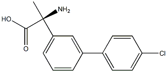 (2S)-2-AMINO-2-[3-(4-CHLOROPHENYL)PHENYL]PROPANOIC ACID Struktur