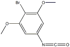 2-BROMO-5-ISOCYANATO-1,3-DIMETHOXYBENZENE Struktur