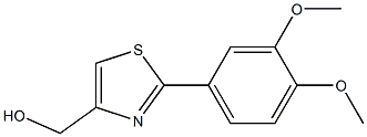 [2-(3,4-DIMETHOXYPHENYL)-1,3-THIAZOL-4-YL]METHANOL Struktur