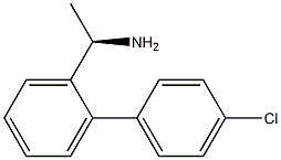 (1R)-1-[2-(4-CHLOROPHENYL)PHENYL]ETHYLAMINE Struktur