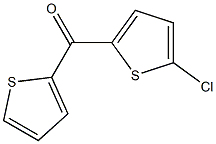 (5-CHLOROTHIEN-2-YL)(THIEN-2-YL)METHANONE Struktur