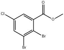 METHYL 5-CHLORO-2,3-DIBROMOBENZOATE Struktur